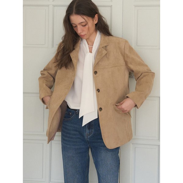 스웨이드하프자켓 베이지AD620