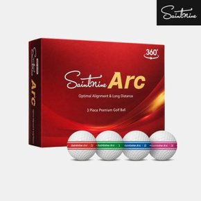 Arc 360 아크 골프볼 3피스 12알 화이트