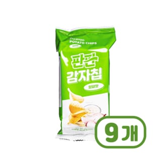  판판 감자칩 양파맛 스낵과자 35g x 9개