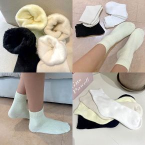 심플기모양말 따뜻한 겨울 여성 골지 데일리 수족냉증_P350978280