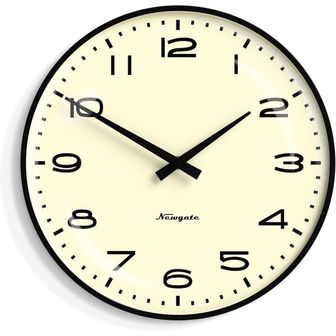  영국 뉴게이트 벽시계 GATE Radio City Retro Wall Clock Clocks Round Kitchen for Living Room