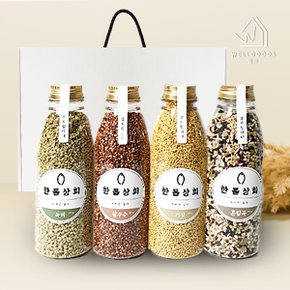 [명절 후 배송][웰굿]국산 잡곡 4종 선물세트 5호(녹미,찰수수,기장,혼합곡,각400g)