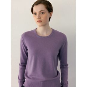 Wool Roundneck Pullover  Light Lavender (WE3951C35T)