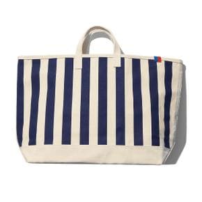 THE All Over Striped Tote - Canvas/Navy