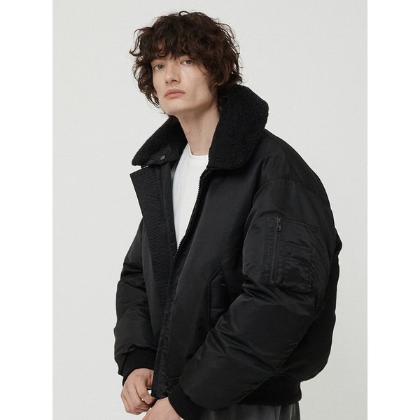 MAN FLIGHT DOWN JUMPER  BLACK