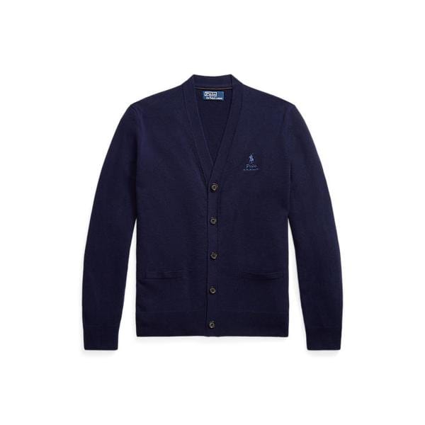 남성 임브로이더 울 브이넥 카디건(MNPOSWE16822442400)