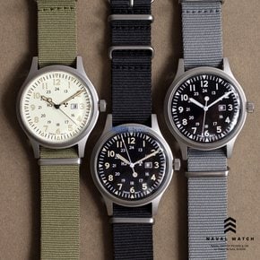 나발 워치 NAVAL WATCH Mil-01 미군 타입 쿼츠 밀리터리 워치 손목 시계 3컬러