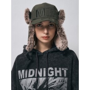 mm fur hat [khaki]