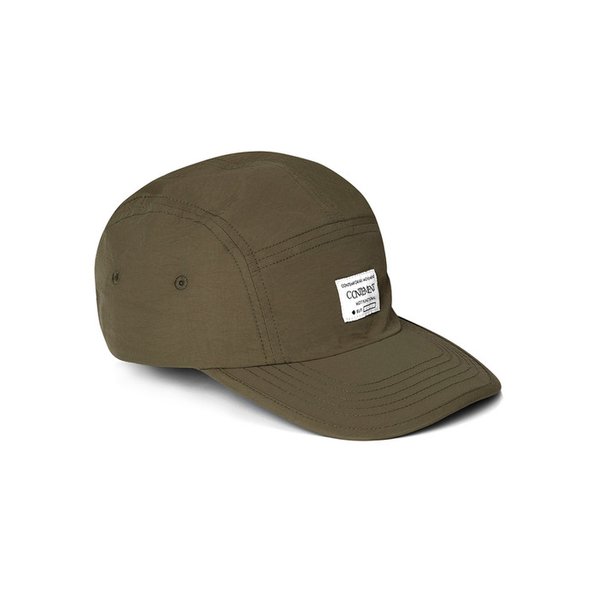 LOGO LABEL NYLON CAMP CAP_KHAKI