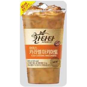 칸타타 아이스 카라멜마키아토 파우치 230ml 50개