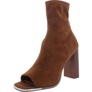 스티브매든 4230900 Steve Madden Reflex Womens Zipper Open Toe Mid-Calf Boots