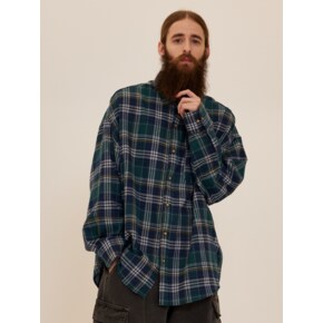 CB FLANNEL OVER CHECK SHIRT (GREEN)