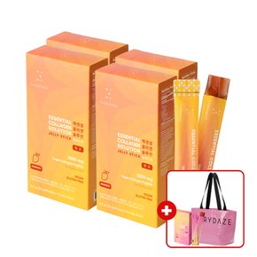 (+사은품 증정)에브리데이즈 비건 고함량 콜라겐 3,000mg 비타민C 젤리스틱 망고 20g x 10포, 4박스