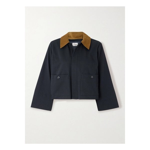 코듀로이 트리밍 코튼 트윌 재킷 네이비 46376663162878967