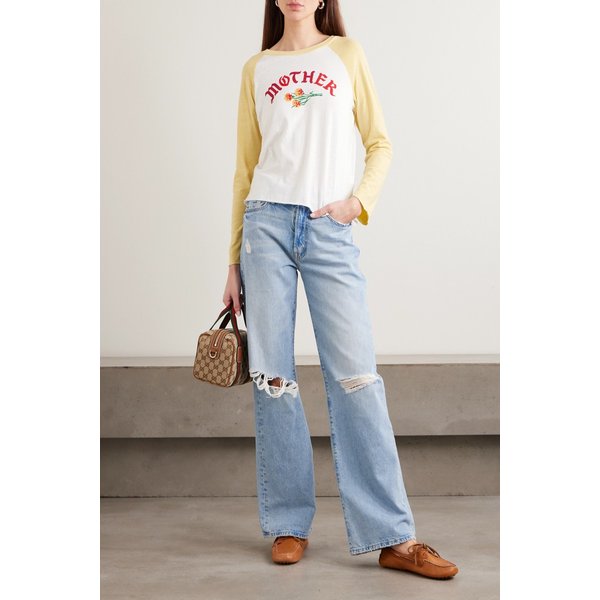 빈티지 스포티 콘서트 프린트 코튼 블렌드 저지 티셔츠 46376663163046451