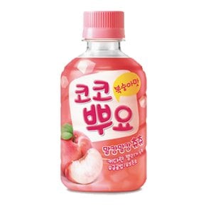 팔도 코코뿌요 복숭아 280ml 24입