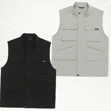 내셔널지오그래픽 미멀티 포켓 스탠카라 베스트 N232MVT010