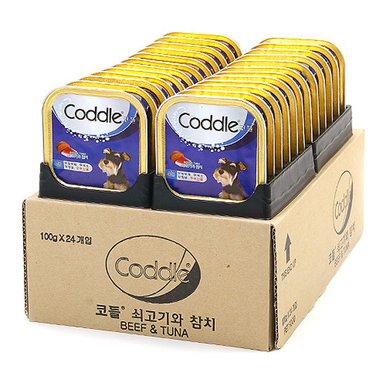 [무료배송]코들캔 쇠고기와참치(100g*24개)