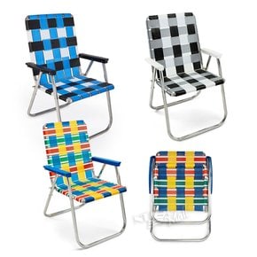 모마 한정판 야외 정원 해변 접이식 캠핑 의자 클래식 론체어 6색상 MOMA CLASSIC LAWN CHAIR