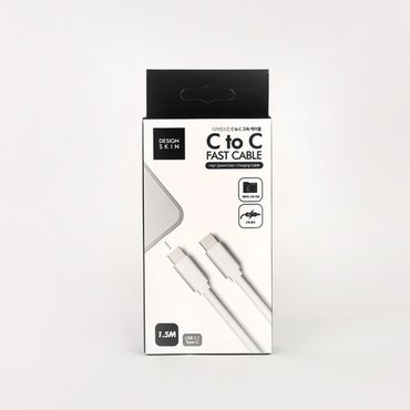 디자인스킨 ( 충전용기기 ) 디자인스킨  C to C  케이블