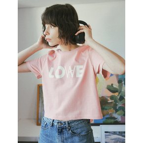 A3445 Pigment crop T-shirt_Pink