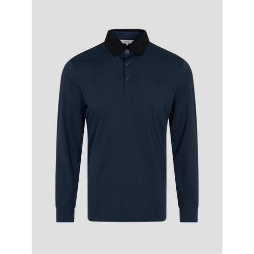 [빈폴골프] [Essential] 남성 투톤 칼라 티셔츠  로얄 블루 (BJ4141B70N)