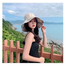  자외선 여성 여름 버킷햇 리버시블 모자 차단 양면