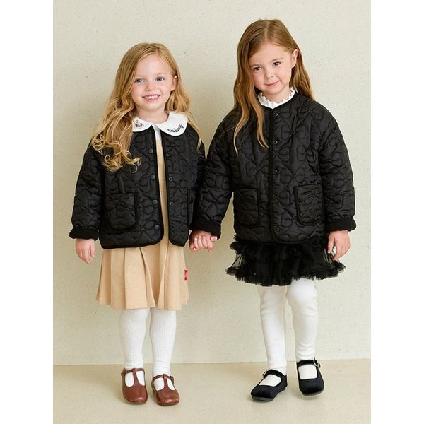 프리티리본퀼팅자켓