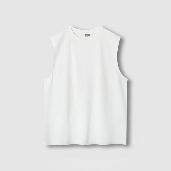 남 JAJU AIR 코튼 머슬핏 민소매 티셔츠 J116201064001