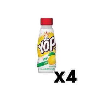 빙그레 요플레 욥 YOP 레몬 요구르트 200ml x 4개