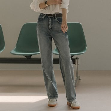 노운베러 Better signature washing denim pants_Blue