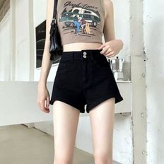  데님 팬츠 URS966701 와이드데님팬츠 부츠컷데님 세미