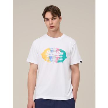 SUPERDRY 슈퍼드라이 워터 컬러 그래픽 티셔츠 (SDUISCP29)