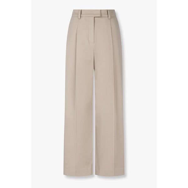 원 턱 백 밴딩 웜 터치 코튼 팬츠 IA16130120104