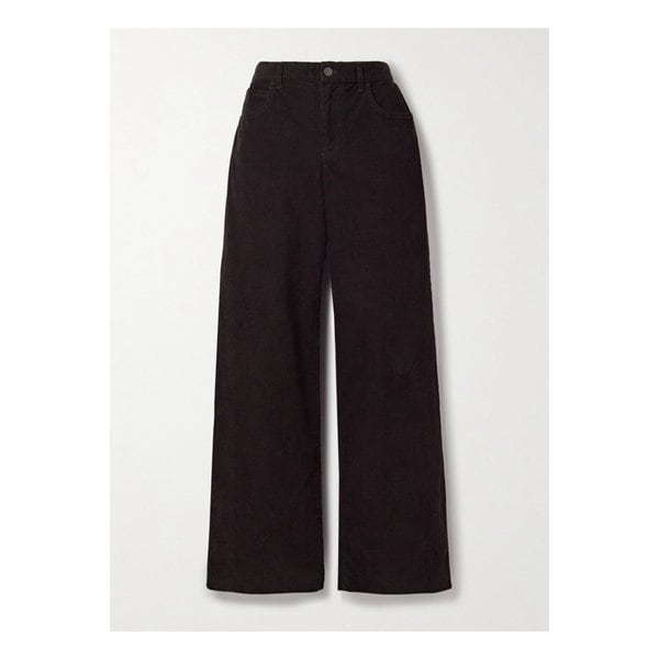 에글리타 코튼 혼방 코듀로이 스트레이트 팬츠 브라운 46376663162871834