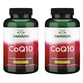 CoQ10 코큐텐 30mg 240캡슐 2통 Swanson