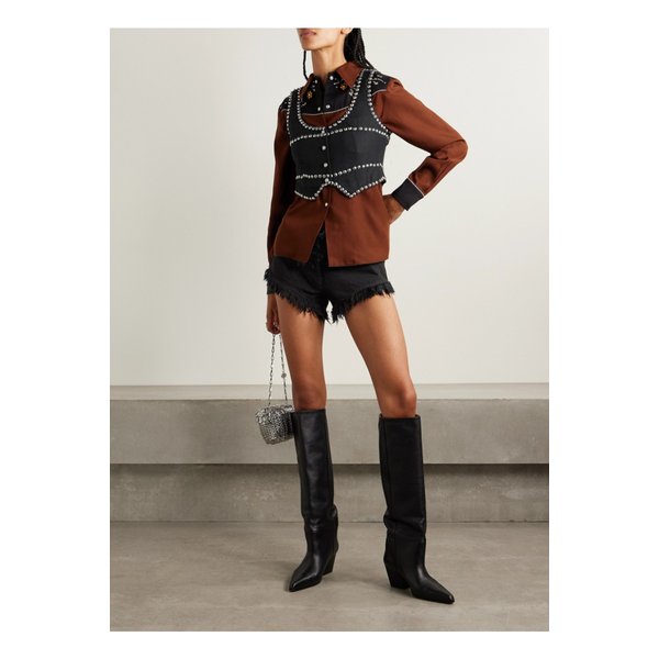 알릭스오브보헤미아 모지 스터드 코튼 베스트 블랙 46376663162914977