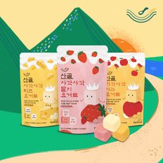 에코맘의산골이유식 [산골이유식] 산골사각사각요거트 15g 딸기/사과/치즈 3종 2봉