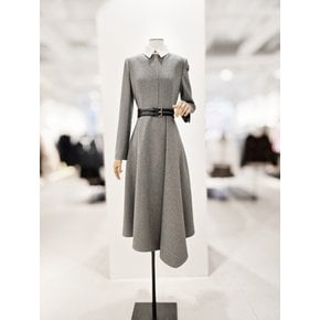 [파주점] [더아이잗컬렉션]탈착 칼라 플레어 롱 원피스 CRBA0OP761