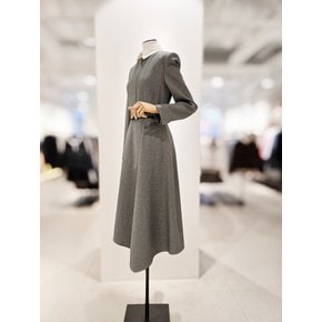 [파주점] [더아이잗컬렉션]탈착 칼라 플레어 롱 원피스 CRBA0OP761