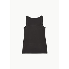 비롯 26SS Slim Knit Tank Top, Espresso