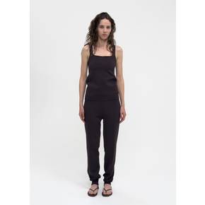 비롯 26SS Slim Knit Tank Top, Espresso