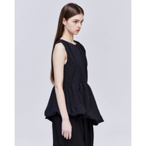 [파주점] [송지오우먼] 어시메트릭 벌룬 블라우스 블랙 WH3TP317BK