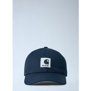 Logo Patch Baseball Cap_005blu