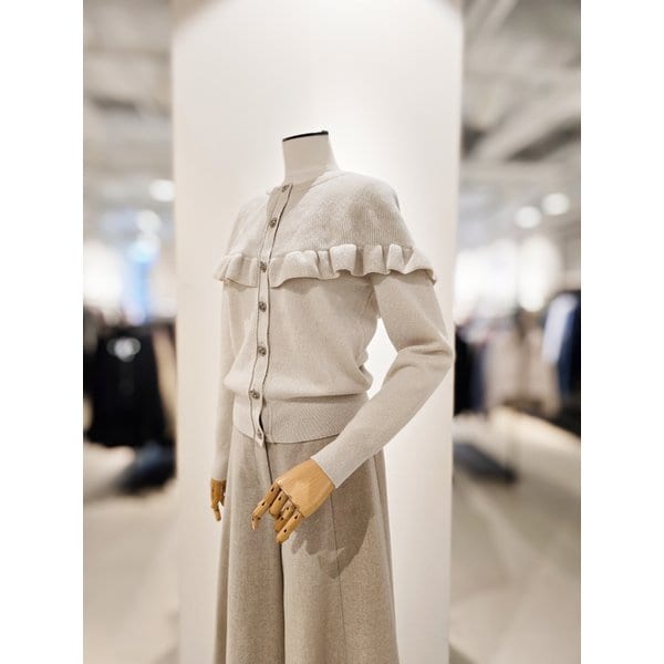 [파주점] [더아이잗컬렉션]펄 글리터 러플 가디건 CR1A1CD111