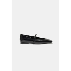 슈콤마보니 Square mary jane flats(black) DG1DS25011BLK