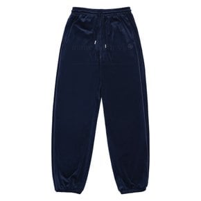 NEW SYMBOL LOGO VELOUR SET UP PANTS NAVY 심볼 로고 벨루어 셋업 팬츠 네이비