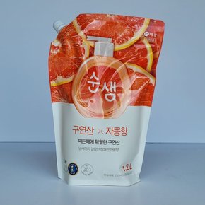 애경 순샘 베이킹피톤치드 1.2L 리필형