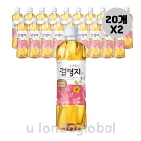 웅진 광명찾은 결명자차 음료 500ml 20개 2세트