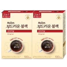  맥심 오리지날 부드러운 블랙믹스 100TX2개 총200T